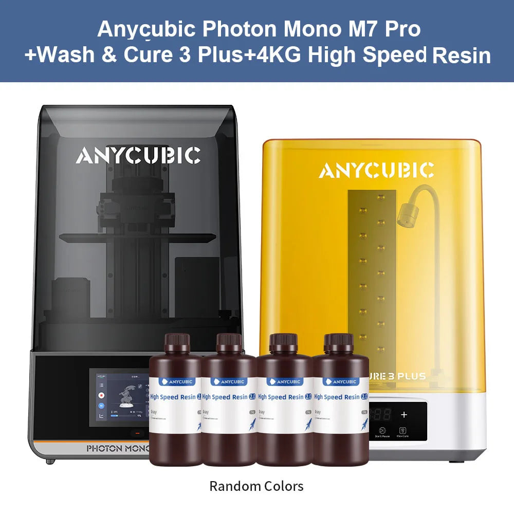 ANYCUBIC Photon Mono M7 Pro 10.1'' LCD Resin 3D Printer 14K Mono MSLA 3D Printer Speed Up to 170mm/h Printing Size 223*126*230mm