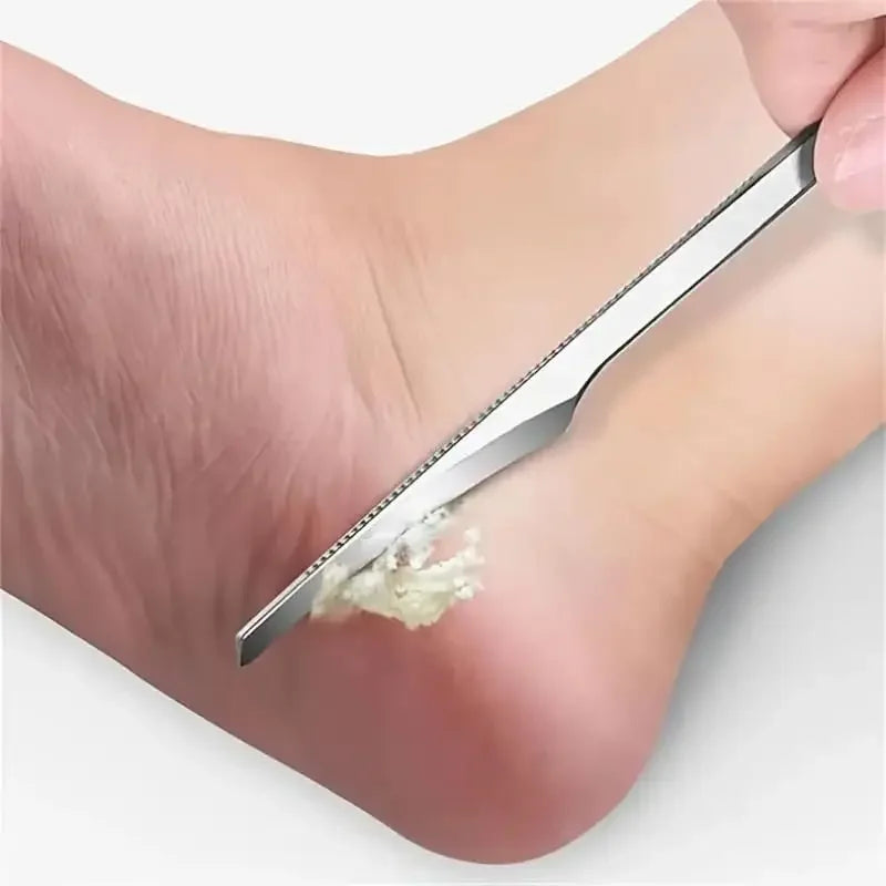 Pedicure Knife Tools Professional Stainless Steel Foot Scrubber Dead Skin Remover Remove Dead Skin  Scraping Pedicure Tools