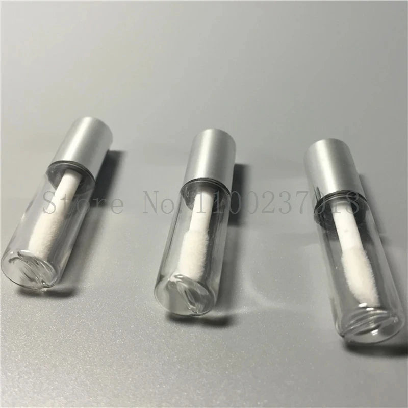 1.2ml Rose Gold Lipstick Bottle Lipgloss Sample Container DIY Wholesale Lip Gloss Tubes Cosmetic with Silver Gold Black Cap