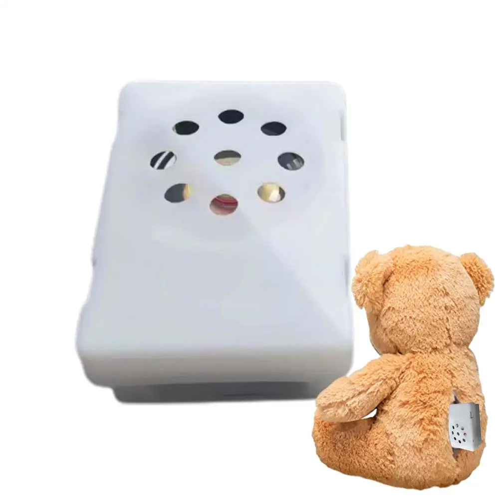 Voice Box for Stuffed Animal Mini Square Voice Recording Device Sound Module Plush Toy Voice Message Recorder Toy Voice Box