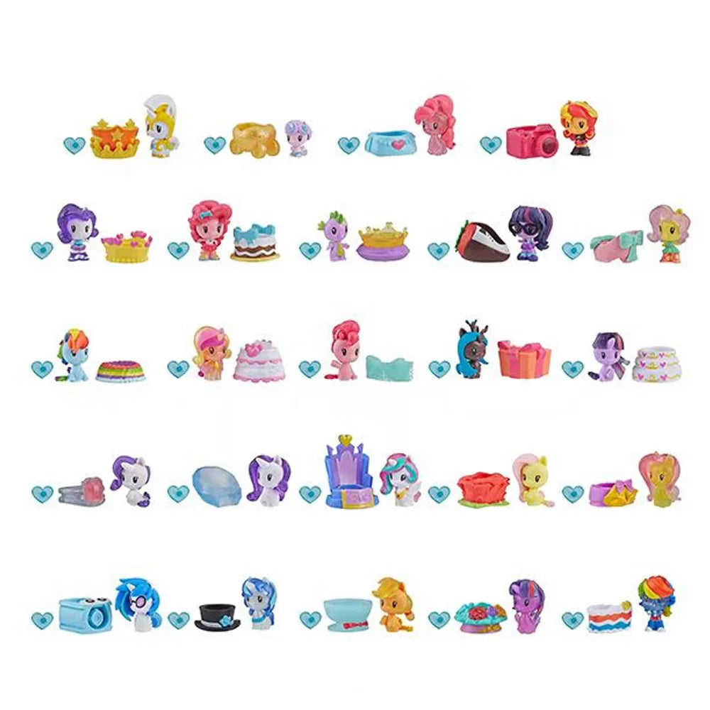 Hasbro My Little Pony Figurine Applejack Rainbow Dash Rarity Fluttershy Twilight Sparkle Model Toy Figure Collect Ornaments