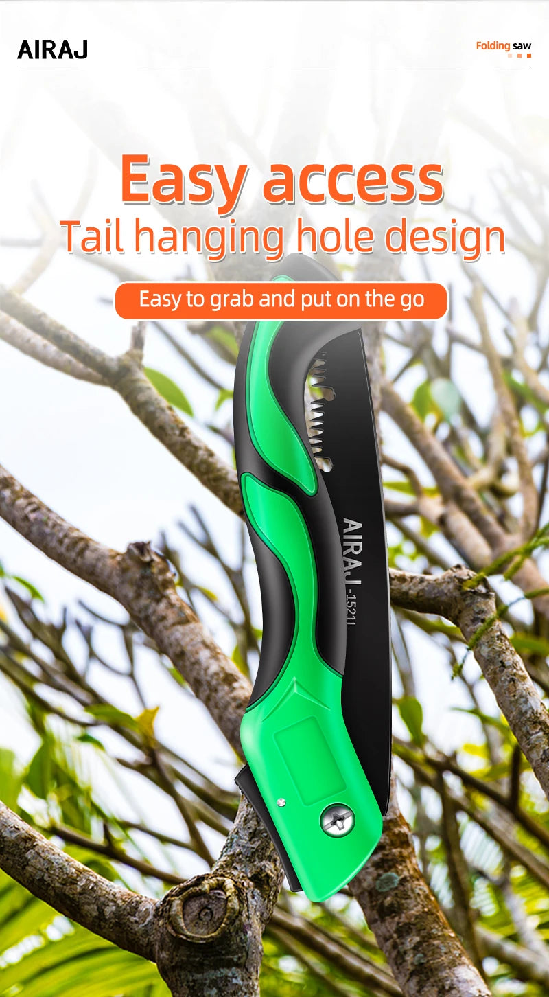 AIRAJ Multifunctional Folding Saw Woodworking Saws Cutting Wood Tool Professional Home Cut Handsaw Hacksaw Carpentry Hand Tools