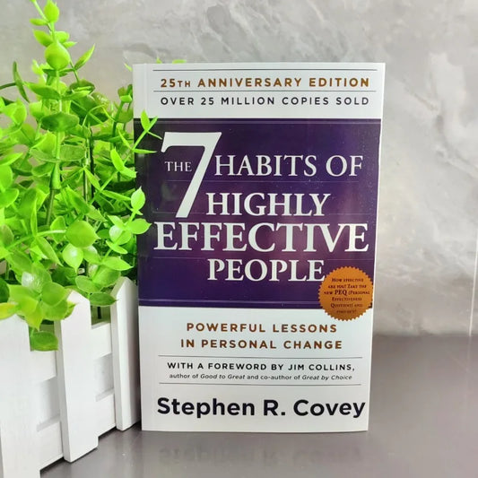 The 7 Habits of Highly Effective People By Stephen R. Covey in English Original Professional Management Reading Book