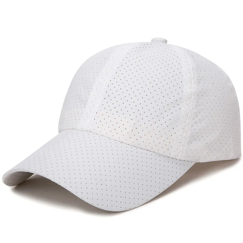 Summer Outdoor Sport Baseball Caps for Women and Men Breathable Mesh Snapback Hats Casquette Bone Fashion Casual Trucker Sun Hat