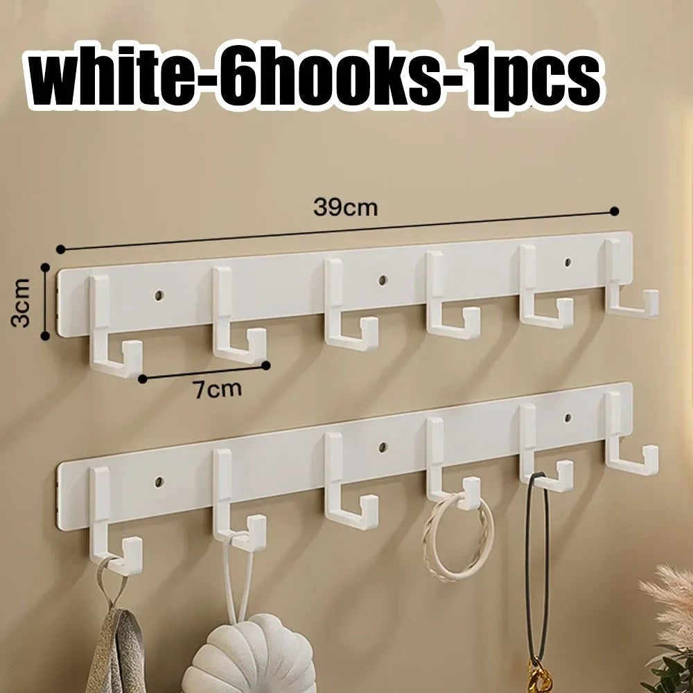 Wholesale of door hooks, space aluminum, non perforated bathroom hooks, bedroom storage, clothes hanger hooks, wall clothes hook