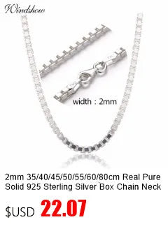 Thin 925 Sterling Silver Cross Chain Adjustable Necklace Choker Necklaces Women Girls Jewelry Collier Kolye Ketting 45cm-60cm