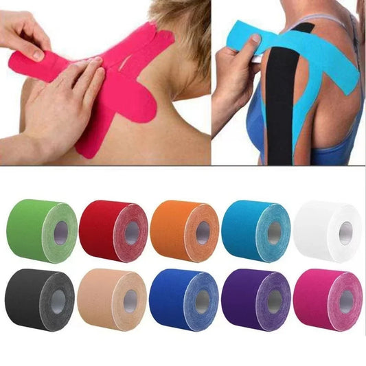 5M Kinesiology Tape Athletic Elastoplast Sport Recovery Strapping Gym Waterproof Tennis Muscle Pain Relief Bandage Chest patch