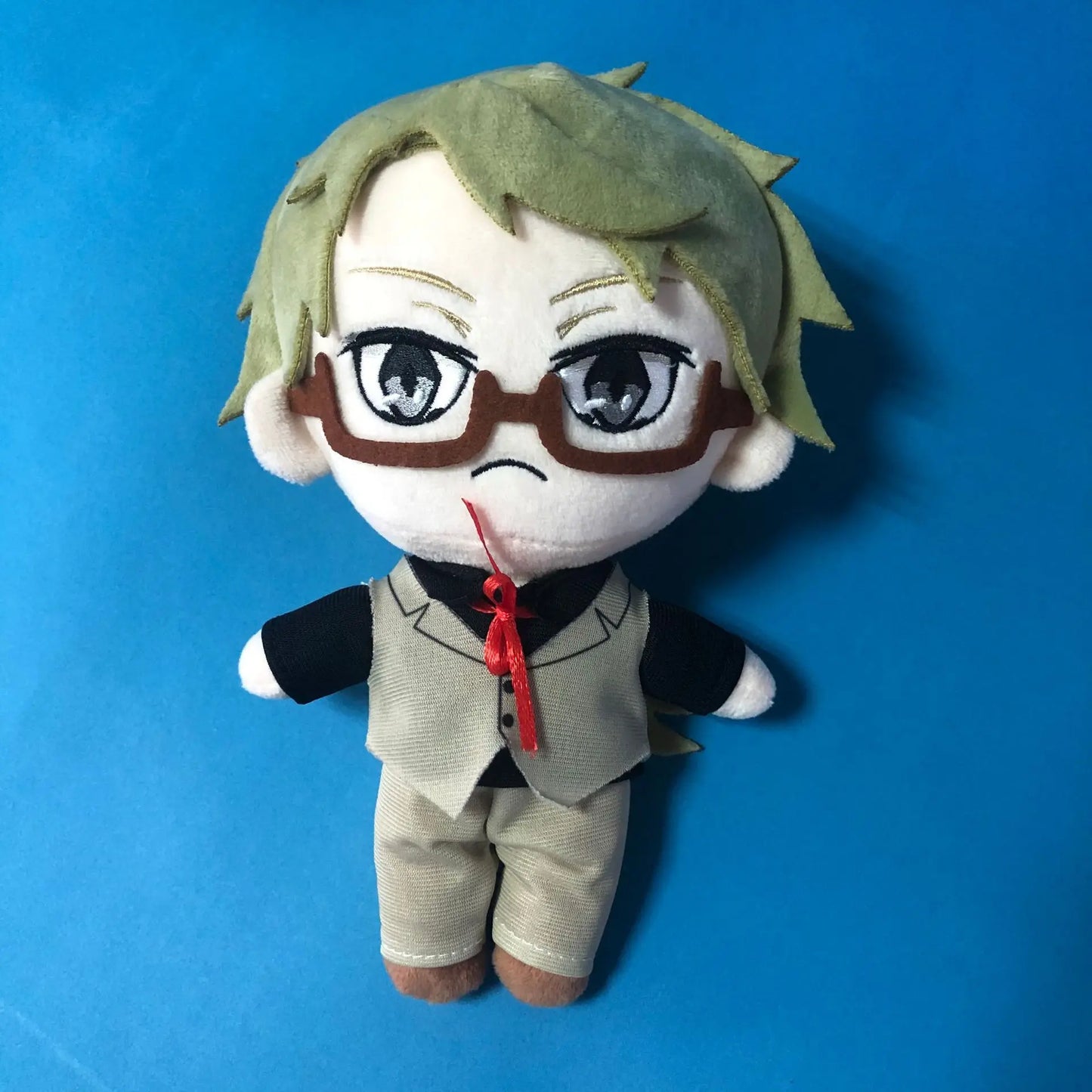 Kawaii 20cm Anime Stray Dogs Osamu Dazai Nakahara Chuuya Ryunosuke Akutagawa Plush Doll Toy Kids Gifts