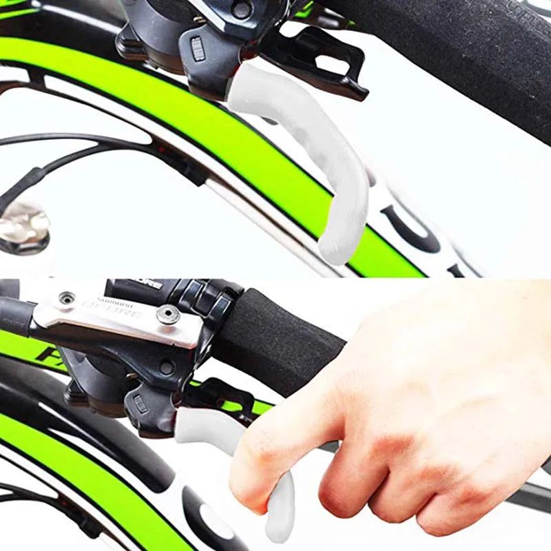 2Pcs Universal Silicone Gel Brake Handle Lever Cover Bike Cycling Protection Cover Protector Sleeve Fixed Gear Mountain Road