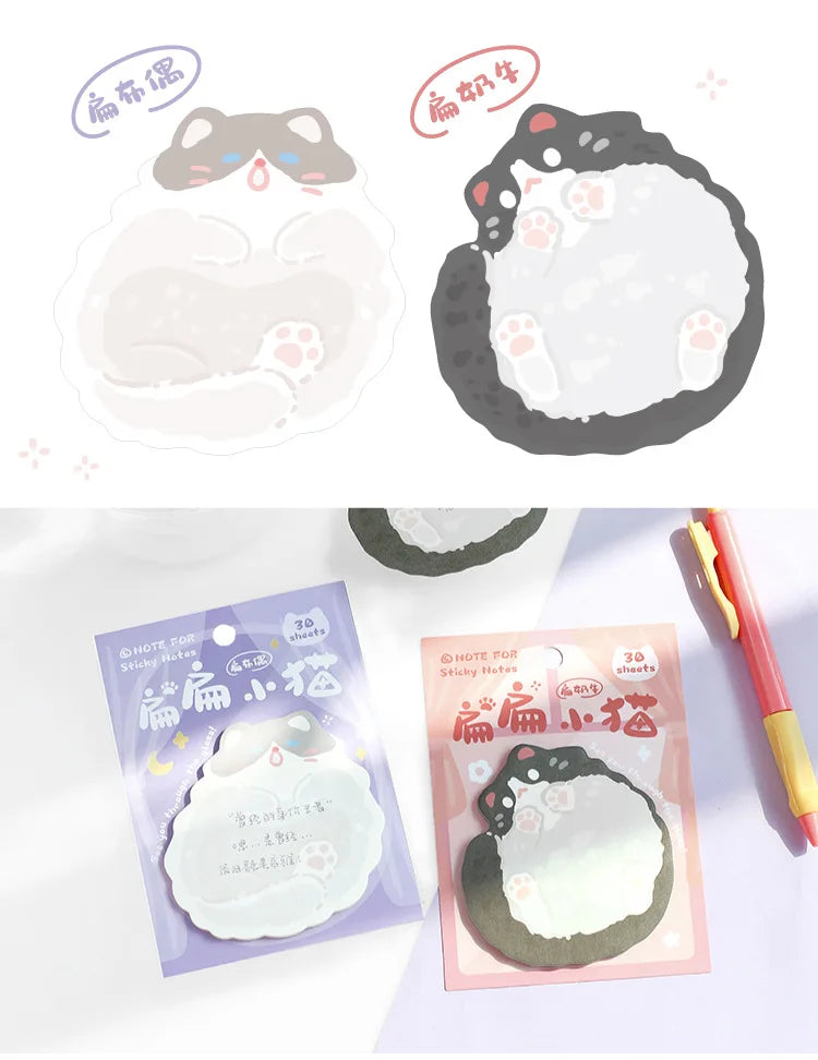 Kitten Series Convenient Stickers Korean Cute Pet Cat Student Leave A Message N Times Posted Sticky Notes  Stationery  Kawaii