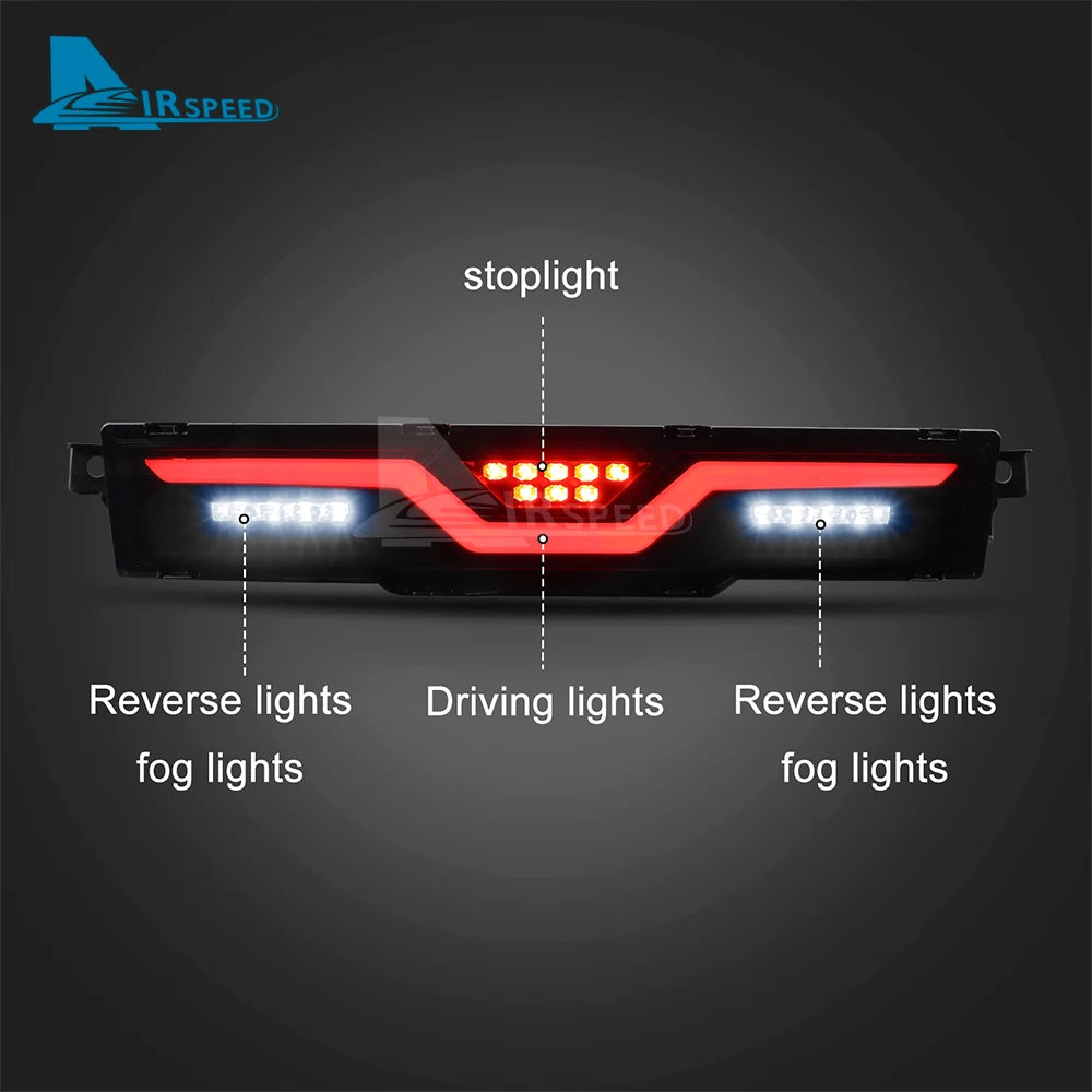 For Toyota GR86 Subaru BRZ 2021 2022 2023 2024 For USDM & JDM Rear Bumper Running Dynamic Signal Reflector Pilot Fog Brake Light