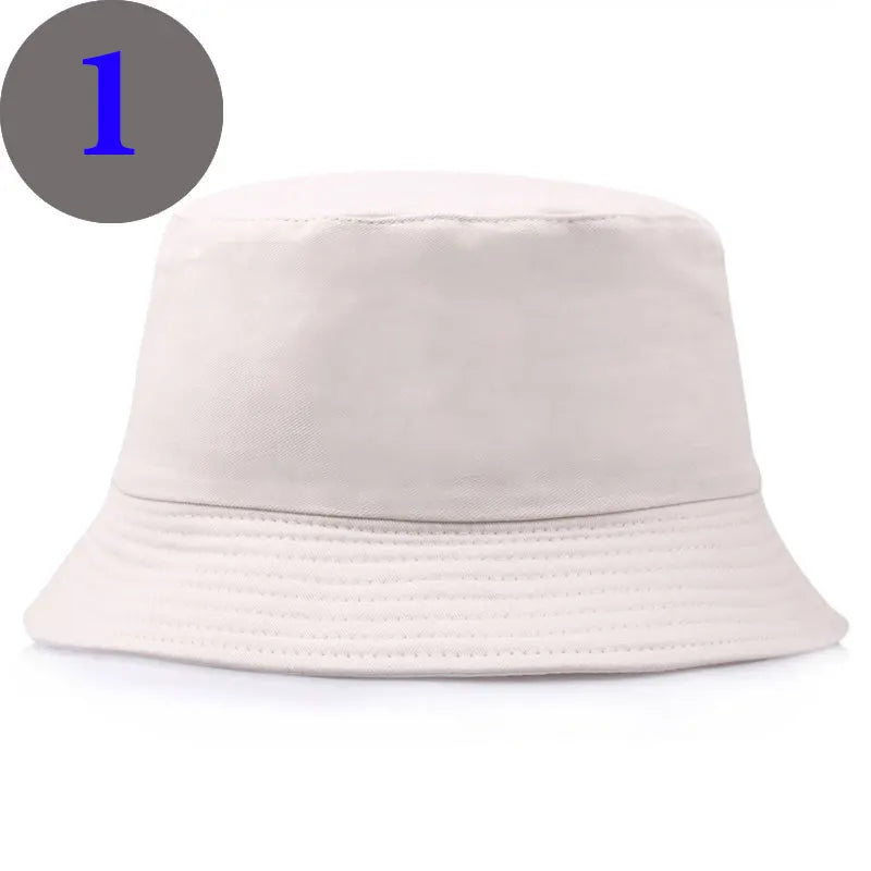 Unisexe Reversible Bucket Hats Man Women Cotton Fisherman Cap Girl Boy Daily Vacation Chapeau Bob Casquette Gorras