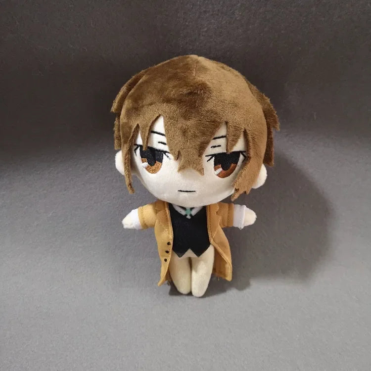 Kawaii 20cm Anime Stray Dogs Osamu Dazai Nakahara Chuuya Ryunosuke Akutagawa Plush Doll Toy Kids Gifts