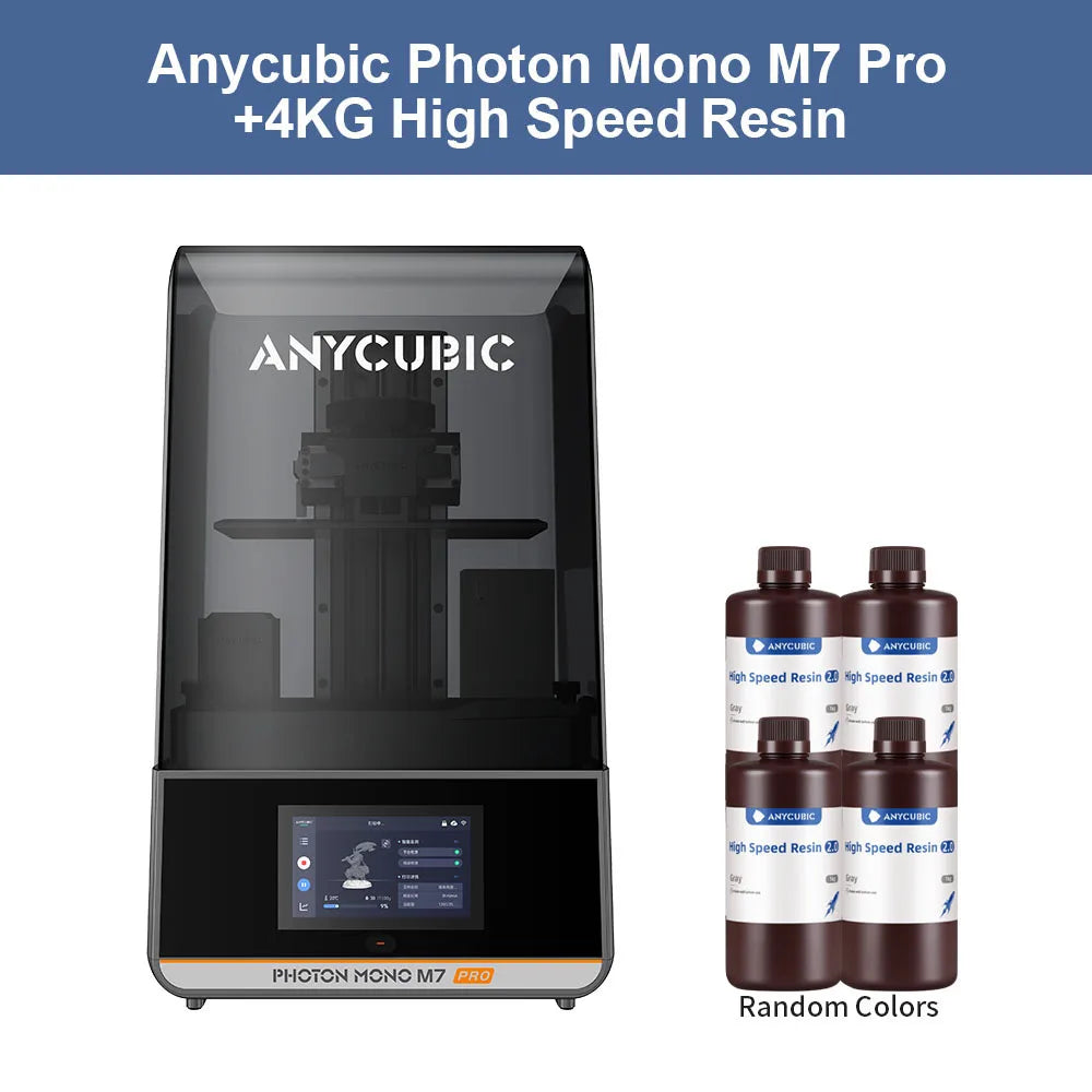 ANYCUBIC Photon Mono M7 Pro 10.1'' LCD Resin 3D Printer 14K Mono MSLA 3D Printer Speed Up to 170mm/h Printing Size 223*126*230mm