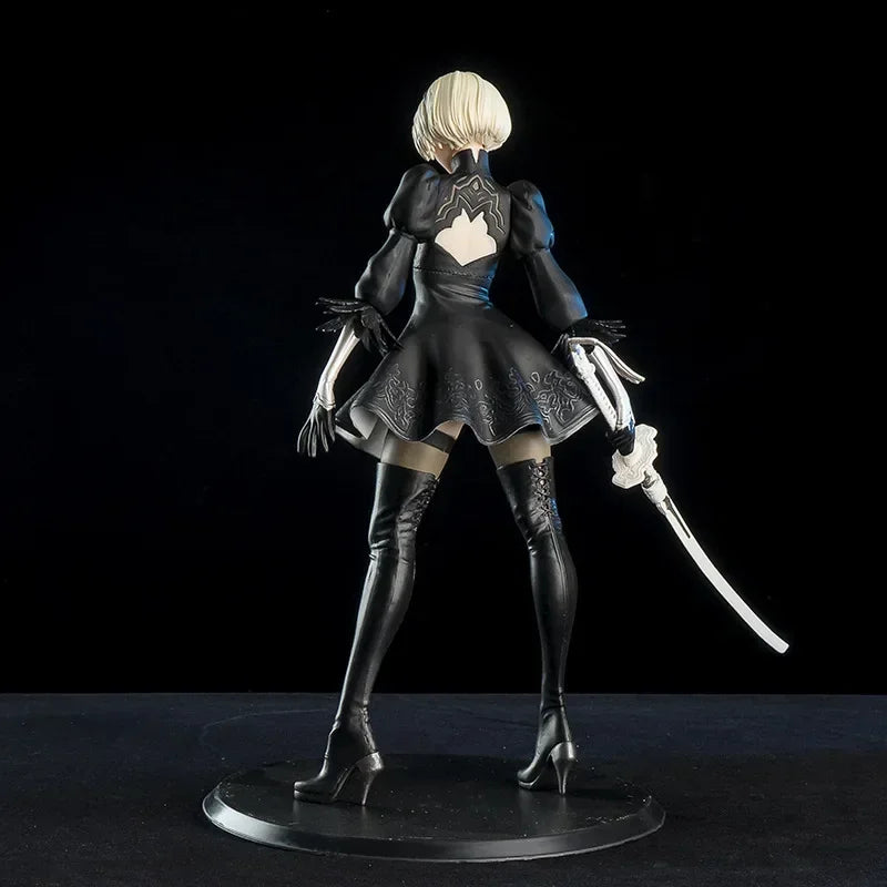 28cm NieR:Automata Figure 2B No.2 Tpye B Action Figure Sexy Girl Figurine PVC Statue Model Dolls Boys Gifts Toys Collections