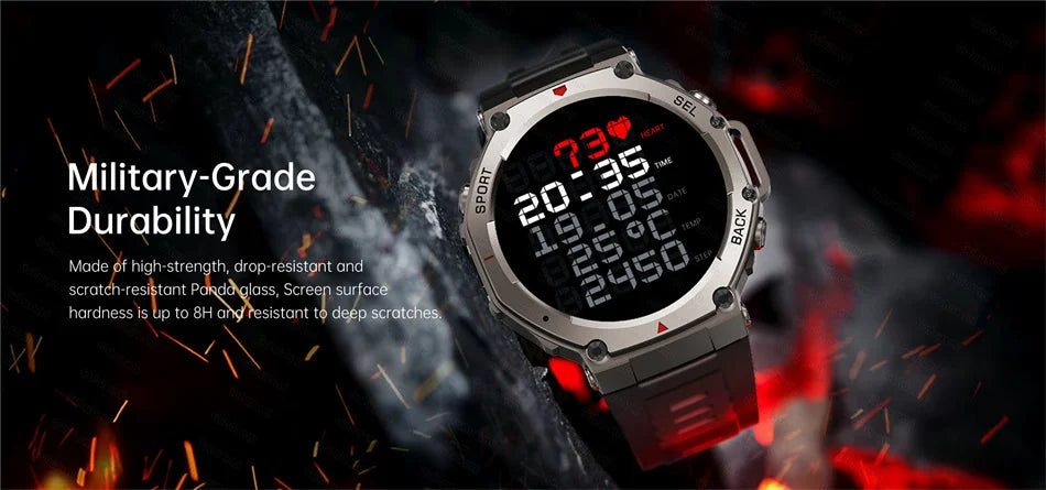 New GPS Smart Watch 1.43” HD AMOLED Display Built-in GPS Bluetooth Calls Waterproof swim Compass GPS Sports Smartwatch for Men