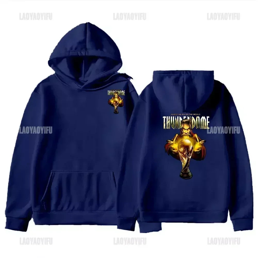 2025 Funny Thunderdome Hoodie Men Women Hoodies  Tops Autumn Long Sleeve Camiseta Hombre Black Pullovers Casual Streetwear