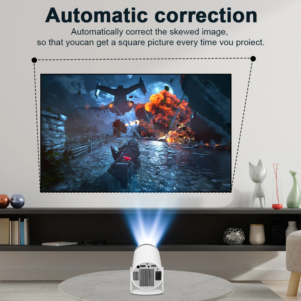 Magcubic Projector 4K Android 11 HY300 Pro Dual Wifi6 260ANSI Allwinner H713 BT5.0 1280*720P Cinema Outdoor portable Projetor