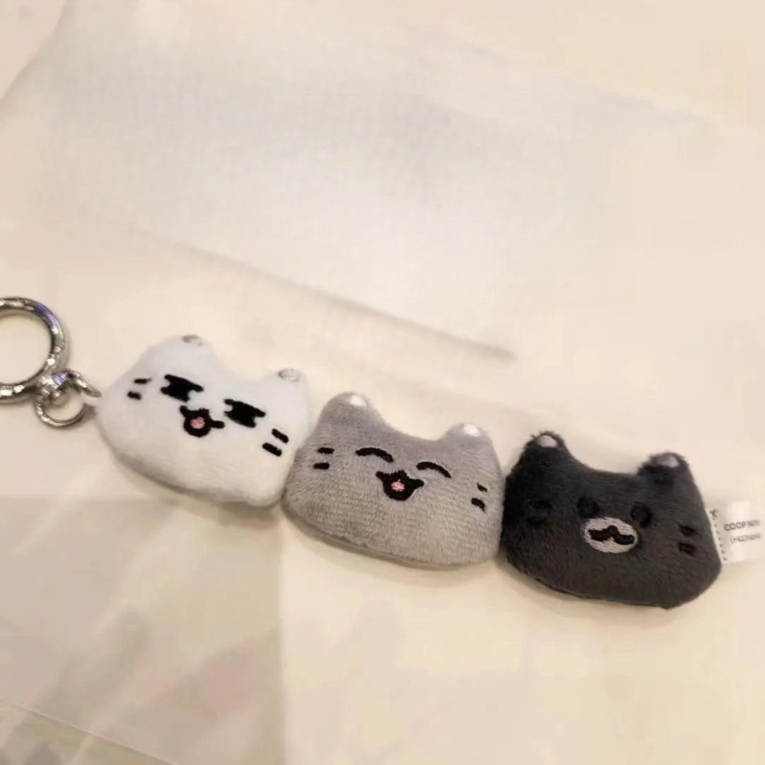 Kpop 17 Plush Keyring Bag Charm Pendant JEONGHAN JOSHUA JUN WONWOO HOSHI Idol Cute Animals Face Keychains