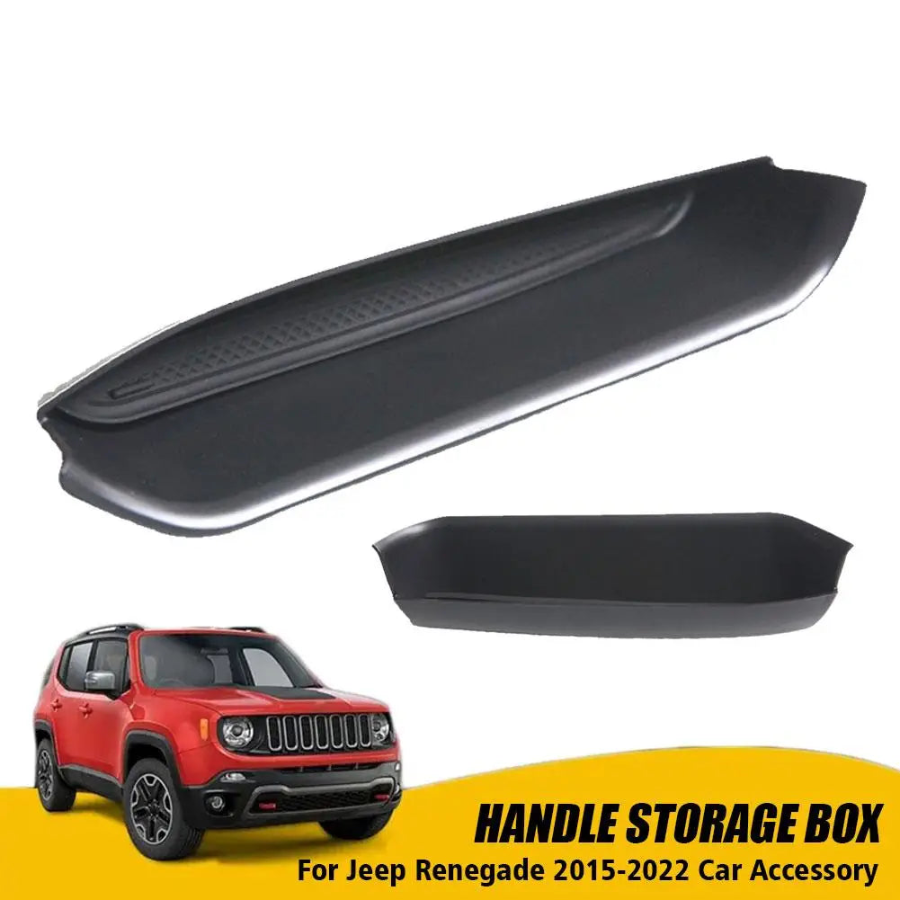 Passenger Grab Handle Storage Box Co Organizer Box For Jeep Renegade 2015 2016 2017 2018 2019 2020 2021 2022 Car Accessory