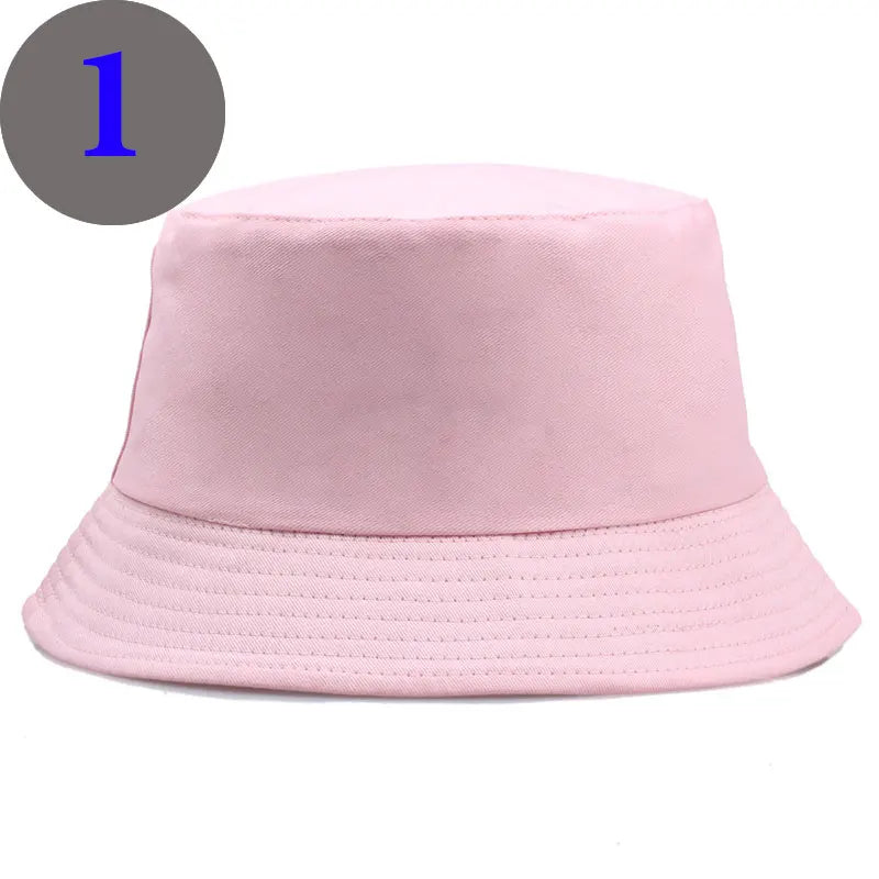 Unisexe Reversible Bucket Hats Man Women Cotton Fisherman Cap Girl Boy Daily Vacation Chapeau Bob Casquette Gorras