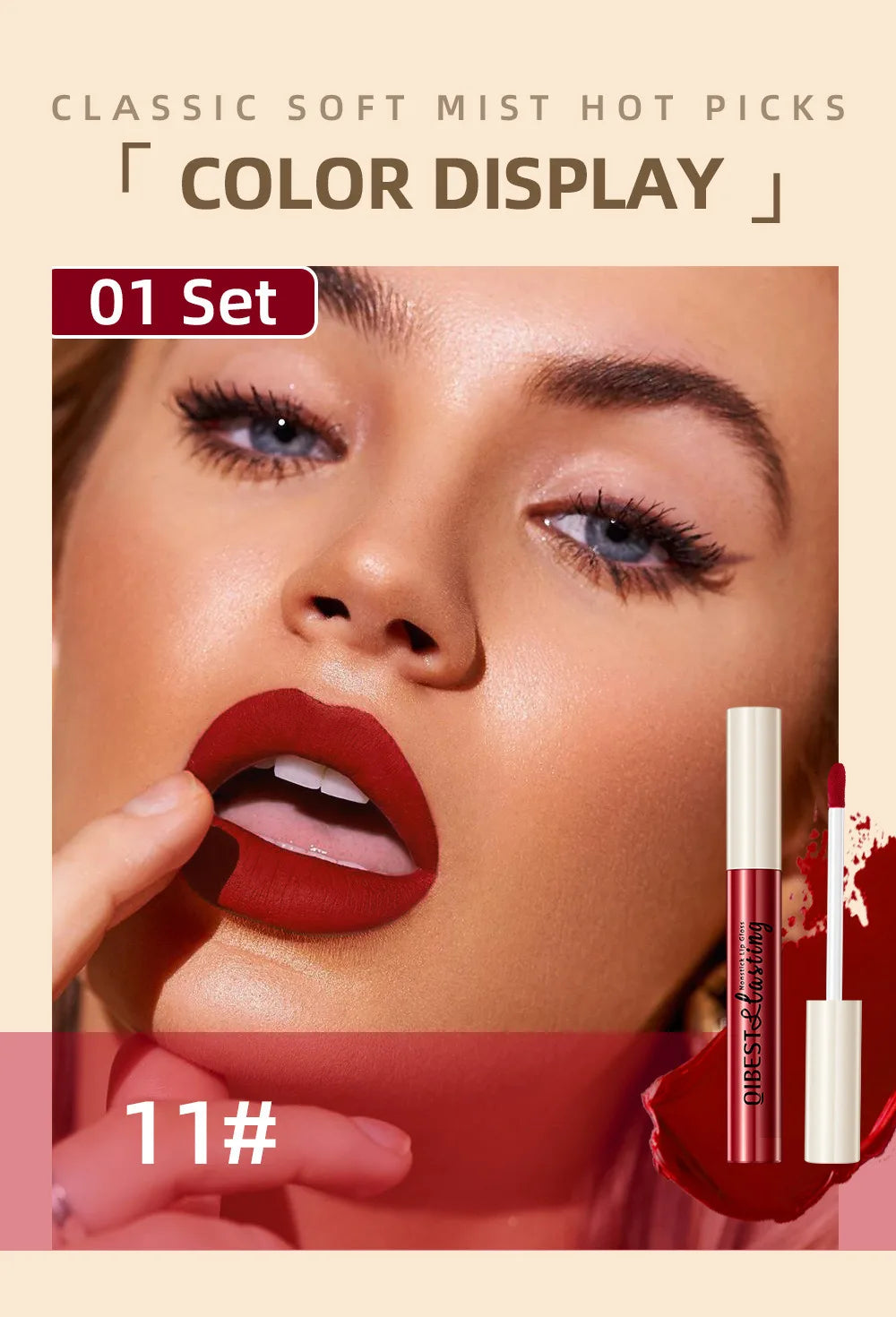 12 PCS Liquid Matte Lipstick Set Make-up for women Waterproof Long lasting 24 Hours Cosmetics Korean makeup Lip Gloss Tint Stain