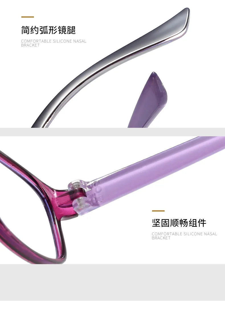 New Anti-blue Light Reading Glasses Men Fashionable Multicolor Reading Presbyopia Glasses Women 1.0+1.5+2.0+2.5+3.0+3.5+4.0