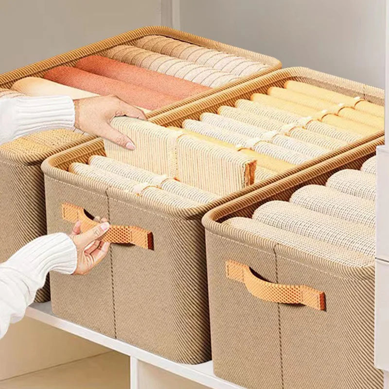 Thicken Clothes Organizer Pants Sweater Storage Cabinets Drawers Organizer Jeans Storage Box Wardrobe Clothes Storage Organizers