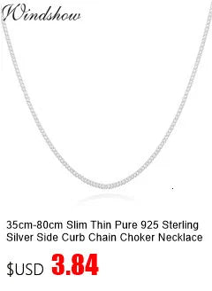 Thin 925 Sterling Silver Cross Chain Adjustable Necklace Choker Necklaces Women Girls Jewelry Collier Kolye Ketting 45cm-60cm